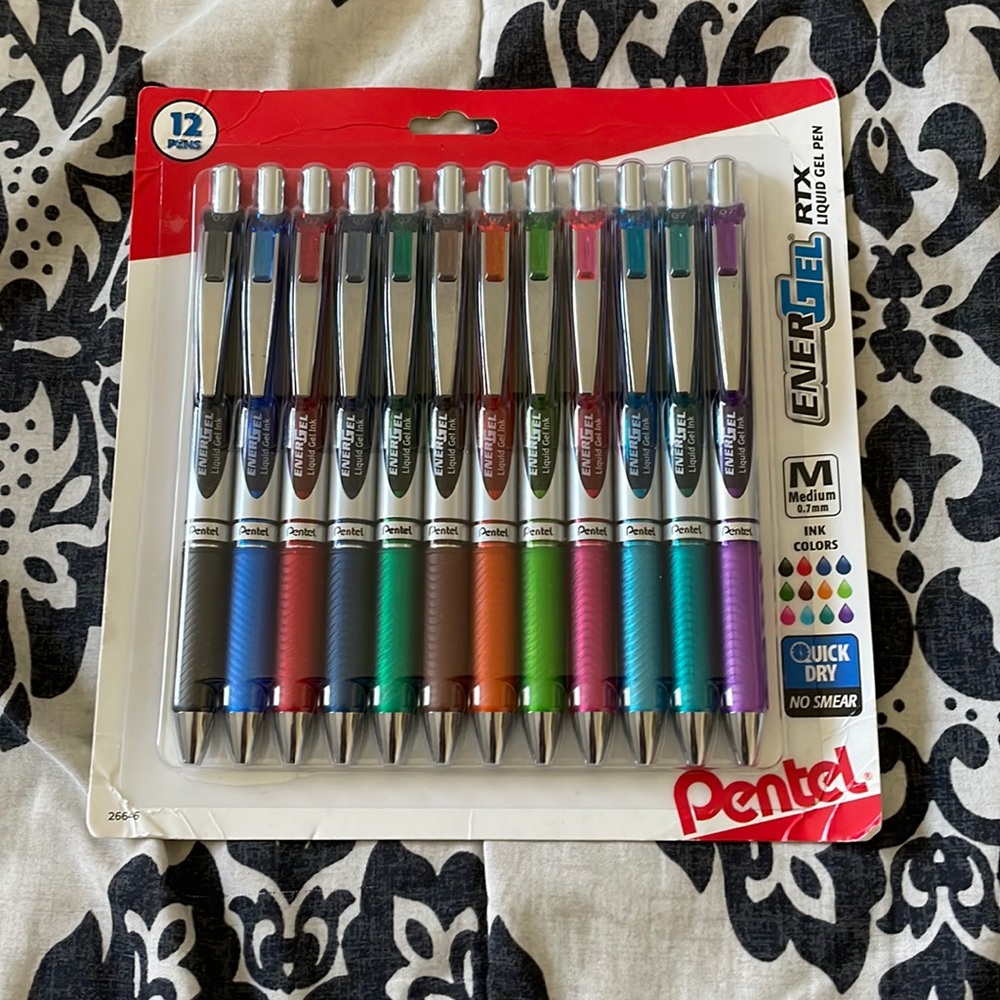 Pentel liquid gel pens